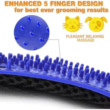 Dog Gloves Right + Left Hands for Pet Hair Removal - Image 3