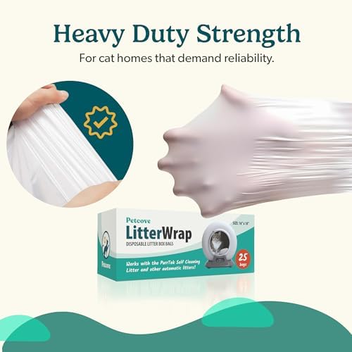 PetCove Cat Litter Box Liners LitterWrap Cat Litter Bags for Automatic Box - Image 5