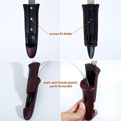 BOTH WINNERS Dual-Sided Shedding Blade with Stainless Steel Blade De-Shedding Tool for All Dog Coat Types- Soft Touch Grip (Burgundy) - Image 5