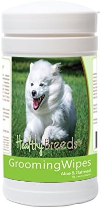 Healthy Breeds American Eskimo Dog Grooming Wipes 70 Count by HealthyBreeds