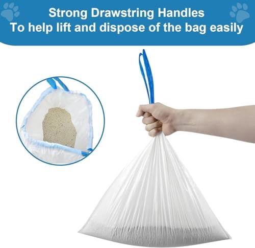 Automatic Cat Litter Box Liners-50 Counts Heavy-Duty Waste Bags - Image 3