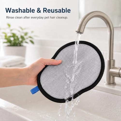Pet Hair Removal Glove, Reusable Pet Hair Remover for Laundry, Dogs & Cats - Image 2
