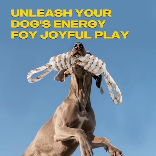 Fida Dog Rope Toys for Aggressive Chewers, Tug Toys for Large Medium Dogs - Image 4