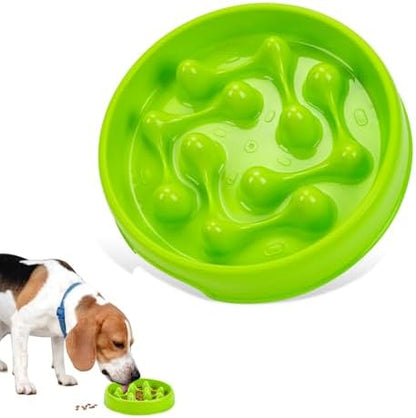 Slow Feeder Dog Bowls, Maze Dog Bowl Slow Feeder for Healthy Eating, Non-Slip Dog Food Bowl, Food-Grade Puppy Bowl, Slow Feeder Cat Bowl & Cat Food Bowl, Puzzle Dog Bowls for Small & Medium Pets by Unknown