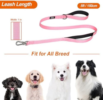 Twoear 5FT 1IN Heavy Duty Dog Leash for Large Dogs with 2 Padded Handles - Image 6