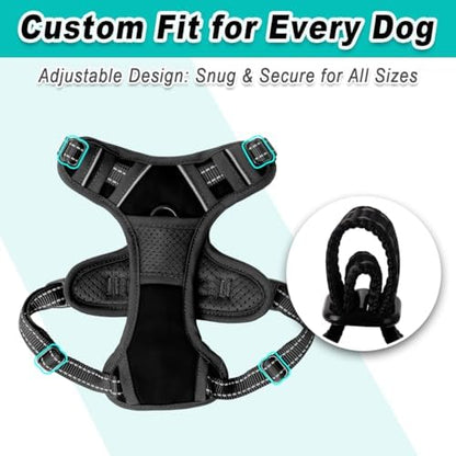 BARKBAY Dog Harness for Small Sized Dog No Pull 2 Leash Clips Dog Vest - Image 6