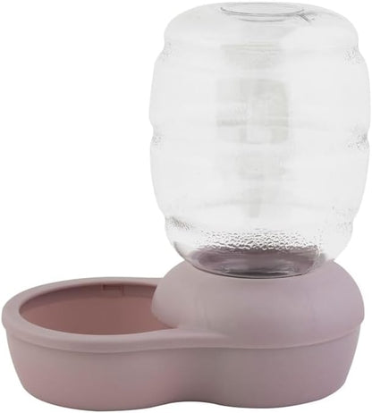 Petmate Violet Replendish Gravity Automatic Pet Waterer Water Dispenser Station for Cats and Dogs 0.5 Gallon