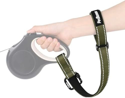 PetBonus Dog Leash Wrist Strap with Lockable Clip for Dog Retractable Leash by Petbonus