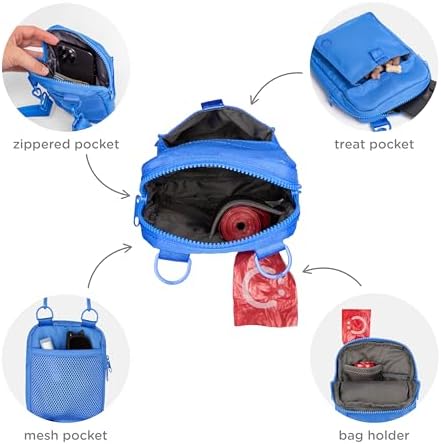 Ubbi Dog Treat Pouch for Training & Walking, Gray - Image 2