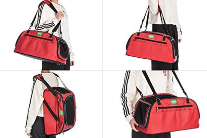 HPZ Multi-Functional Pet Travel Carrier Bag/Backpack/Car Seat/Airline in-Cabin Compatible (21x11x10in.) - Image 2