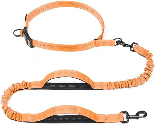 iYoShop Retractable Hands Free Dog Leash, Medium/Large, 25-150 lbs, Orange by iYoShop