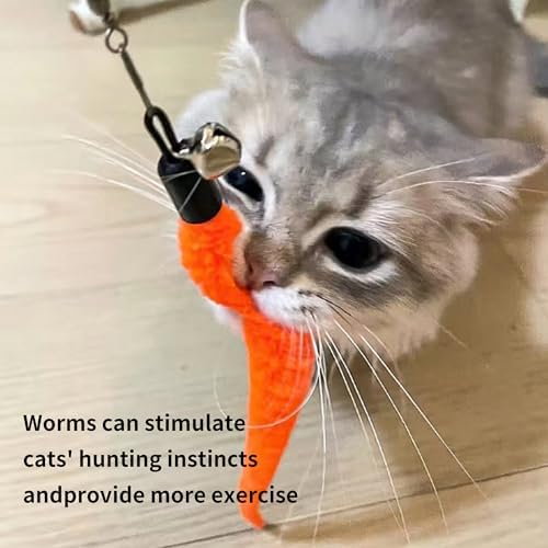 10Pcs Cat Fishing Pole Toy Attachments and 1PC Black String - Image 5