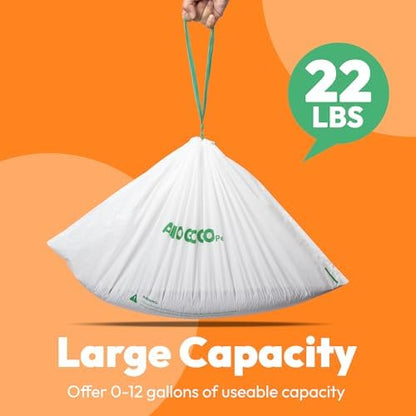 50 Pcs Litter Box Liner Bags, Compatible with Meowant MW-SC01, SC02, SC09 and MW-LR01, Automatic Litter Box Heavy Duty Replacement Waste Bags, Leak-proof Trash Bags, 18.5" x 12.6" - Image 3