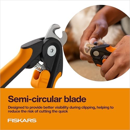 Fiskars Pet Large Nail Clippers, Cat and Dog Trimmers for Grooming, 5.75" - Image 3