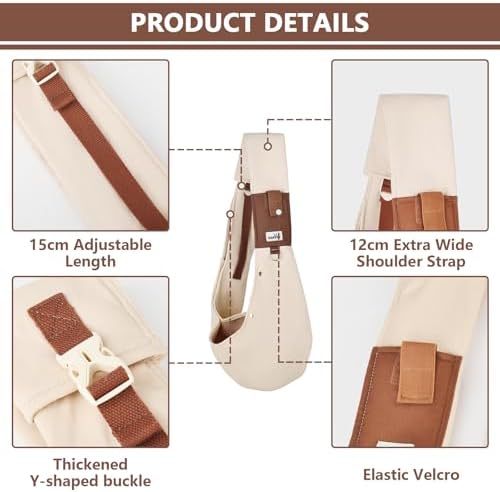 Wakytu Dog Sling Carrier for Small Dogs,Front Dog Carrier - Image 3