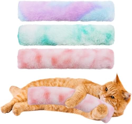 3 Pack Catnip Toys,Soft and Durable Cat Pillows Toys, Funny cat Toy by MAIIU