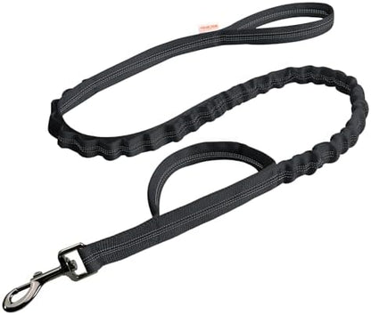 FOVRLZSE Bungee Dog Leash, 4FT–5FT Adjustable, Black by FOVRLZSE