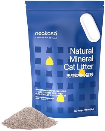 Neakasa Mineral Cat Litter 17.6 lbs / 8 kg for M1 Open-Top Self-Cleaning Cat Litter Box by Neakasa