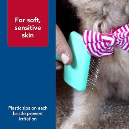 Coastal Pet Li'l Pals - Kitten Slicker Brush with Coated Tips - Image 5