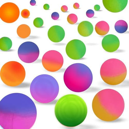 20 Pcs Cat Toy Bouncy Balls, 1.25 Inch Interactive High Elasticity Rubber Cat Ball, Durable Pet Toy for Indoor Outdoor by Unknown