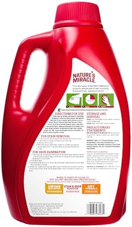 Nature’s Miracle Advanced Dog Stain & Odor Eliminator, Severe Mess, 1 gal - Image 2