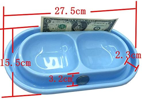 Cat Kitten Dish Dog Puppy Feeder Pet Bowl Ants go Away Grey, S - Image 4