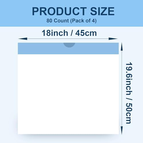 17.5"Opening x 18"L Cat Litter Box Liners for Self-Cleaning Cat Litter Box, Replacement Automatic Litter Box Liners, 4 Rolls Drawstring Trash Bags for Robot, Extra Thick（4 Packs/80 Counts） - Image 2