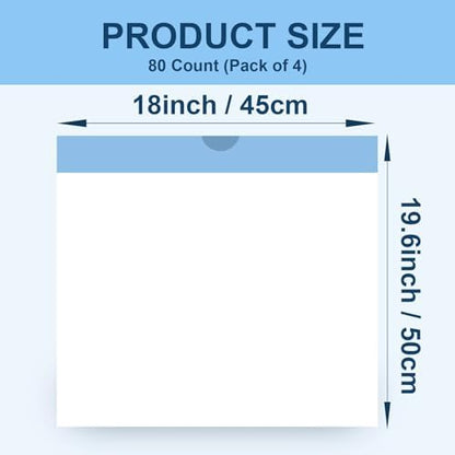 17.5"Opening x 18"L Cat Litter Box Liners for Self-Cleaning Cat Litter Box, Replacement Automatic Litter Box Liners, 4 Rolls Drawstring Trash Bags for Robot, Extra Thick（4 Packs/80 Counts） - Image 2