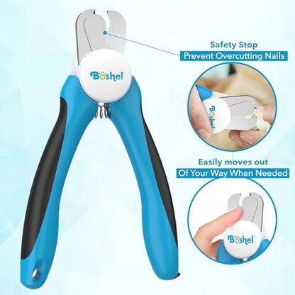 Boshel LED Large Dog Nail Clippers with Quick Sensor, Light, and Safety Guard, Pet's Sharp Toenail Cutter and File - Image 4