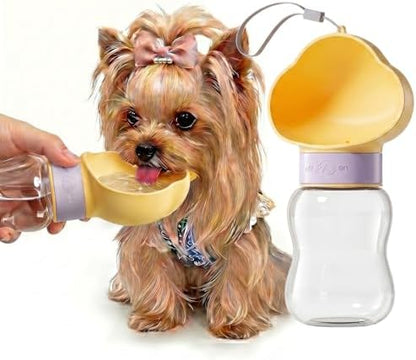 Portable Dog Water Bottle, Travel Bowls, Doggy Food Container by Unknown