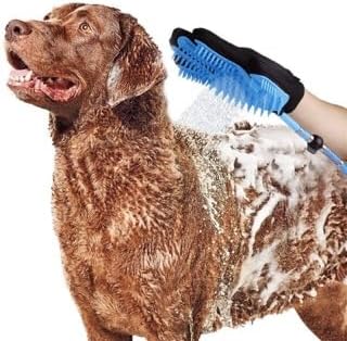 All-in-One Pet Bathing Glove – Novelty Grooming Brush for Dogs & Cats, Hair Remover and Massage Shower Tool - Image 4