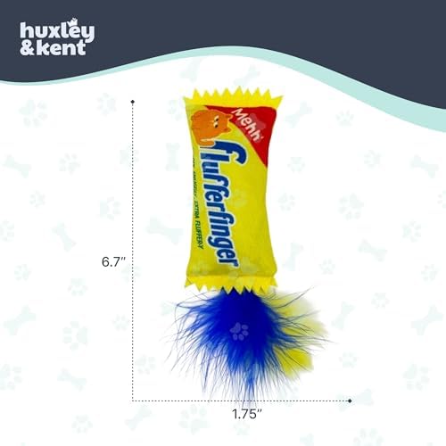 Huxley & Kent Plush Crinkle Catnip Cat Toy, Flufferfinger - Image 5