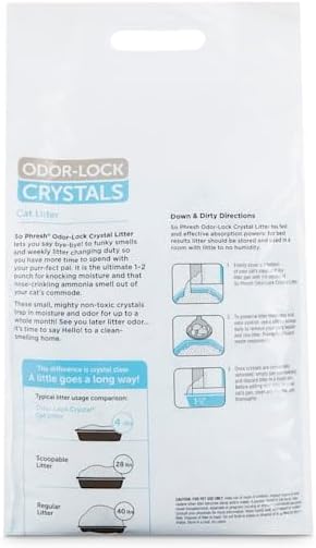 So Phresh Odor-Lock Crystal Cat Litter 15 lbs.