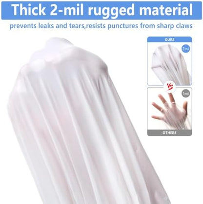 50 Pack Cat Litter Liners Large 37x19" Jumbo Drawstring Litter Bag - Image 5