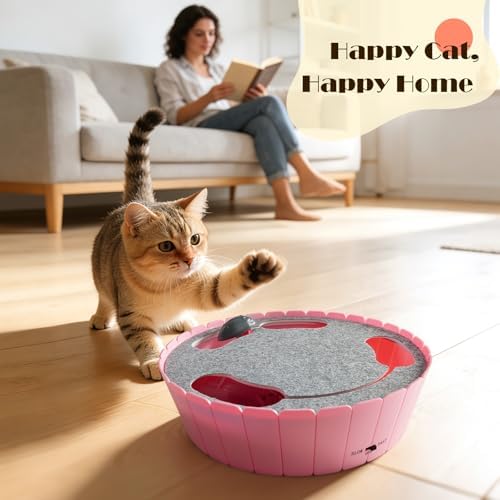 Pawaboo Interactive Cat Toy with Running Mouse, Automatic Track Kitten Toy - Image 6