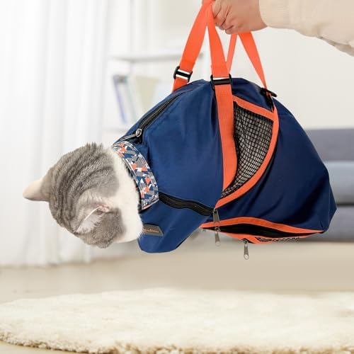 Cinf Cat Restraint Grooming Bag, Anti-Scratch Tool for Nail Trimming - Image 6