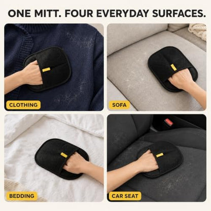 Pet Hair Removal Glove for Dogs and Cats, Reusable Electrostatic Five-Finger Hair Remover for Clothes, Couch, Carpet, Car Seat - Image 4