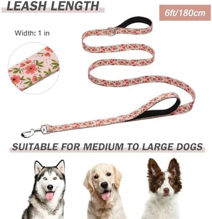 Hikiko 6FT Dog Leash Padded Double Handle with Designed Pattern - Image 6