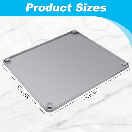 Silicone Dog Pee Pad Holder 24 x 24, No-Spill Raised Edge Potty Tray - Image 2