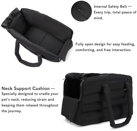 Dog Purse Carrier for Small Dog Cat up to 13lbs, Lightweight Pet Carrier - Image 6