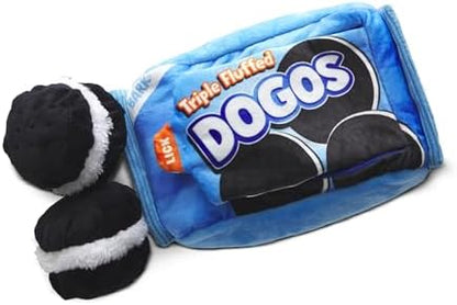 BarkBox Dogo Dunkers Plush Dog Toy - for Extra Small to Medium Dogs by BARK