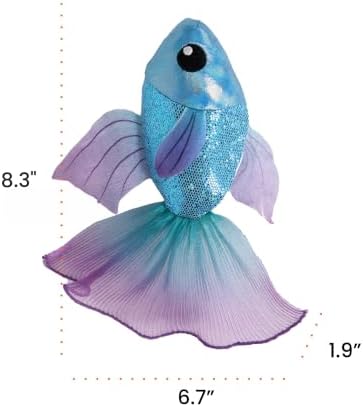 Catstages Beta Bliss Cat Toy, Plush Fish with Refillable Catnip, 8.3” - Image 6