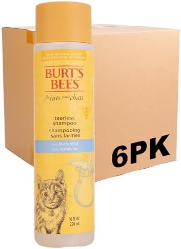 Burts Bees for Pets Tearless Kitten Shampoo with Buttermilk, 10 Fl Oz, 6-Pk by BurtsBeesforPets