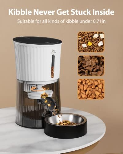 Petory Timed Automatic Cat Feeder - 4L Dry Food Dispenser for Cats and Dogs - Image 6