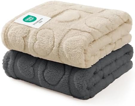Luciphia 2 Pack Small Dog Blanket, Cozy Fleece Throw for Puppy Cat,30"x20" by luciphia