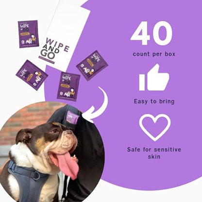 Dog Wipes - Individually Packaged - Hypoallergenic and Fragrance Free - Dog & Cat Face Paw & Butt Cleaner - Image 3