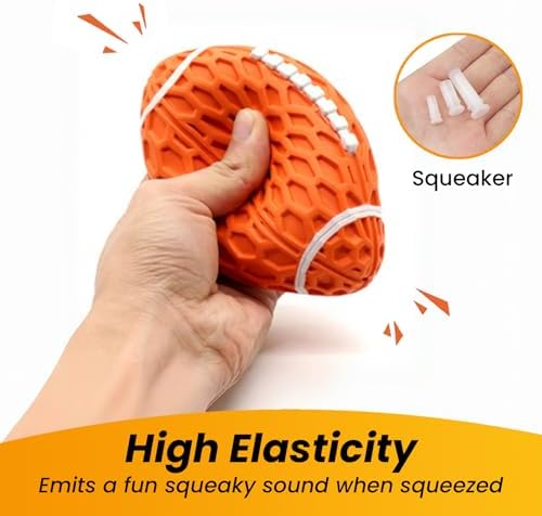 Dog Toy, Interactive Squeaky Dog Ball Toy for Aggressive Chewer - Image 4