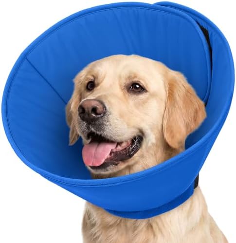 AOFITEE Soft Cone for Large Dogs, Adjustable Dog Cones to Stop Licking by AOFITEE