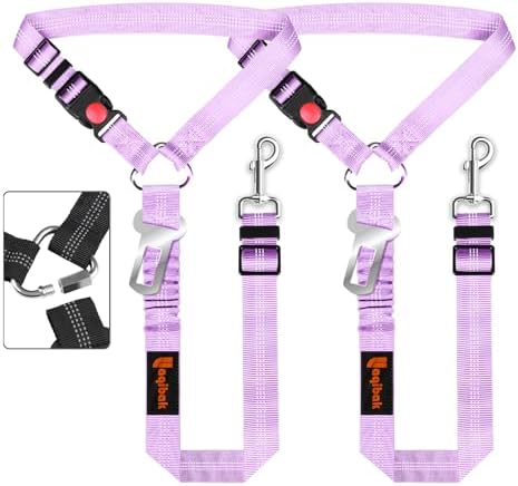 Laqibak Removable Dog Seat Belt Harness for Car, 3 in 1 Pet Seatbelt Leash by laqibakProductcollection