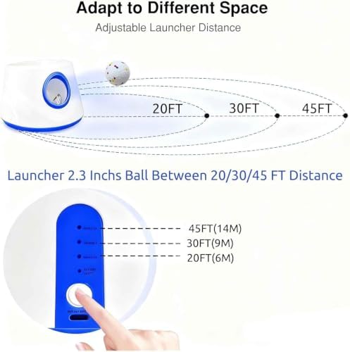 Automatic Dog Ball Launcher, with 6 2.3" ETPU Balls, for Small/Medium Dogs - Image 4
